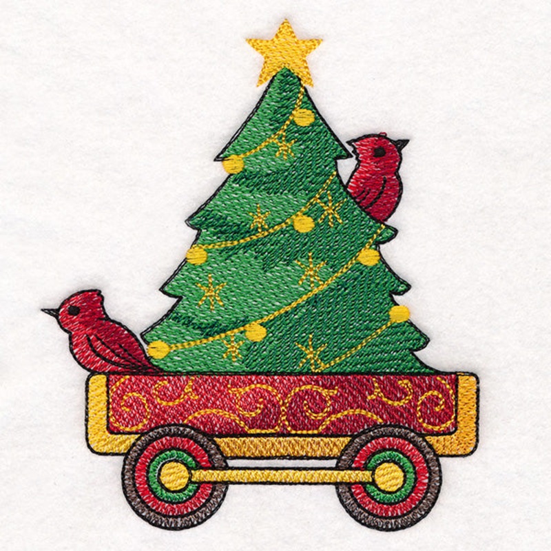 Storybook Christmas Train – Tree & Cardinal Car