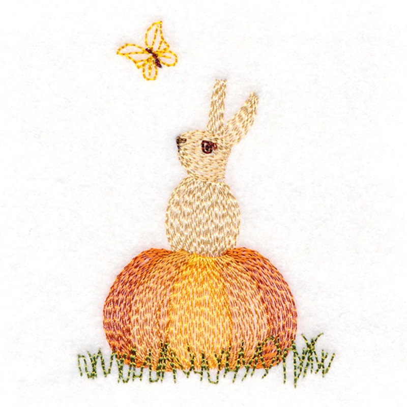 Adorable Pumpkin Bunny|3.33″ x 2.33″ / 84.61mm x 59.25mm|2.28″ x 1.59″ / 57.83mm x 40.5mm|All Sizes