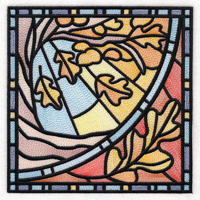 All The Seasons Stained Glass Tree – Fall