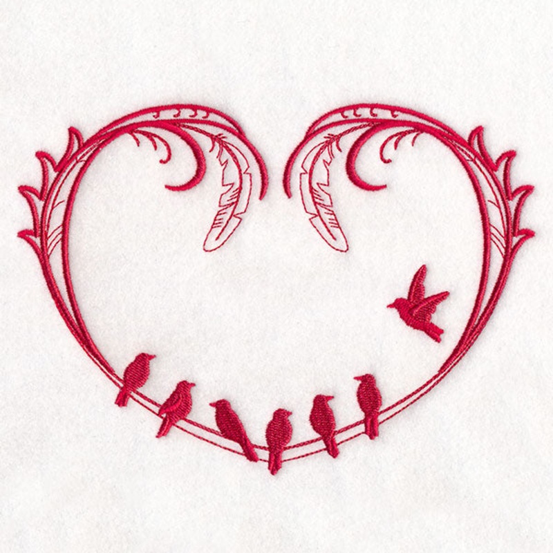 Birds on a Wire Heart|6.86″ x 9.51″ / 174.16mm x 241.45mm|5.63″ x 7.81″ / 143.07mm x 198.34mm|4.86″ x 6.73″ / 123.36mm x 171.02mm|2.84″ x 3.9″ / 72.2mm x 99.01mm|All Sizes