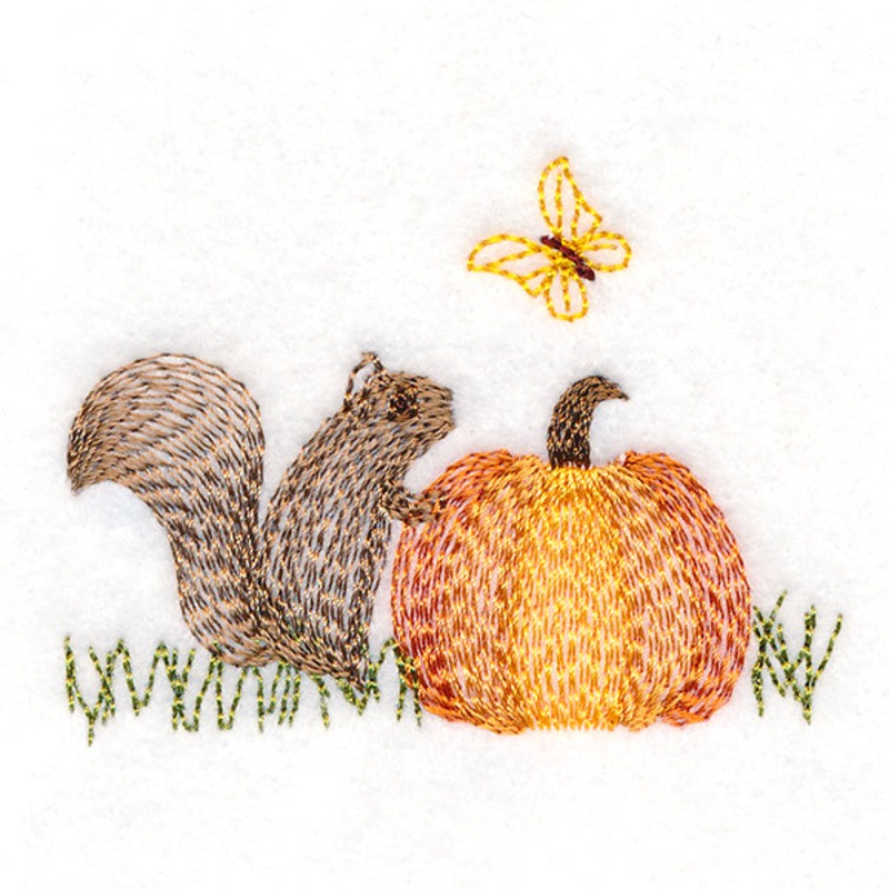 Butterfly-Chasing Squirrel|1.96″ x 2.6″ / 49.68mm x 66.09mm|1.34″ x 1.78″ / 33.96mm x 45.17mm|All Sizes