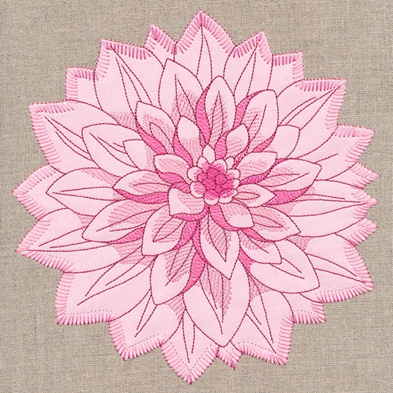 Darling Dahlia (Heirloom Applique)