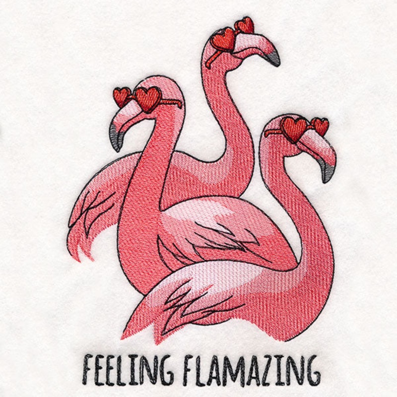 Feeling Flamazing Flamingos|9.38″ x 6.85″ / 238.21mm x 173.93mm|7.8″ x 5.69″ / 198.1mm x 144.63mm|6.64″ x 4.85″ / 168.62mm x 123.21mm|All Sizes