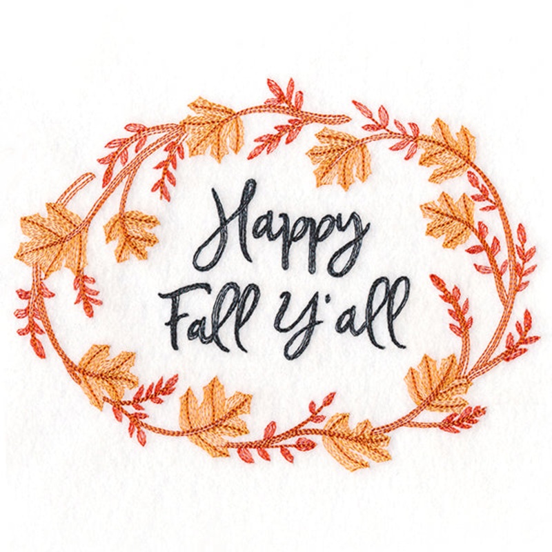 Flourishing Harvest Wreath – Happy Fall Y’all