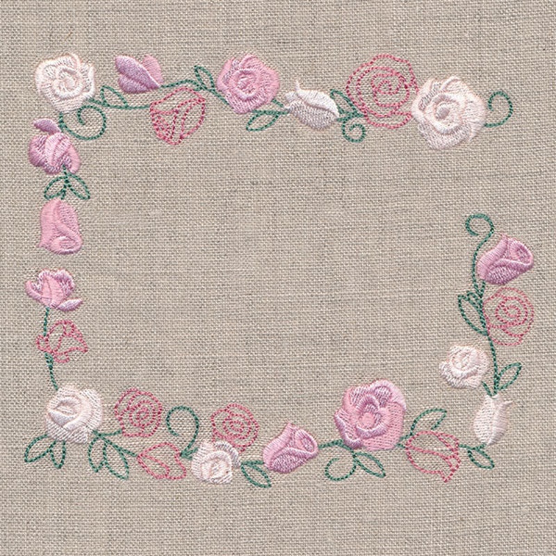 From the Heart Quilt Labels – Delicate Roses