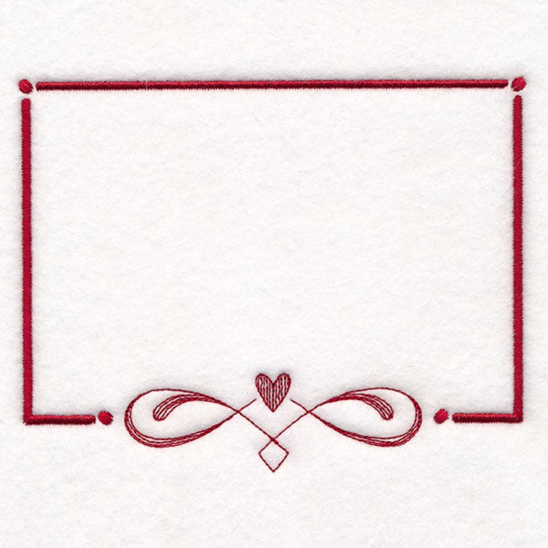 From the Heart Quilt Labels – Heart Filigree