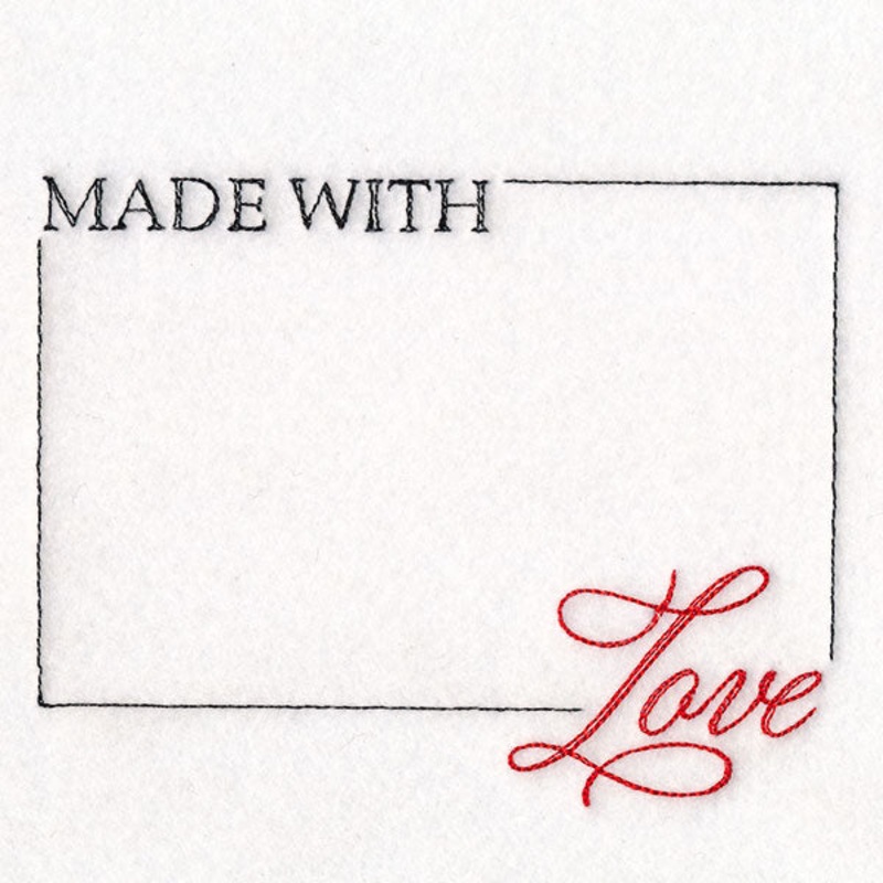 From the Heart Quilt Labels – Made with Love