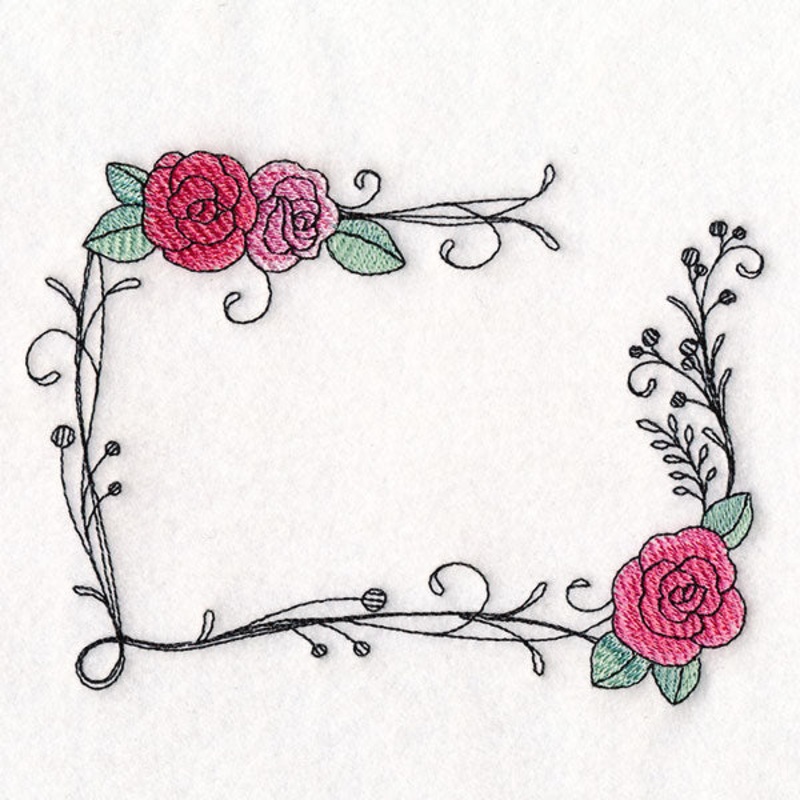 From the Heart Quilt Labels – Roses & Filigree