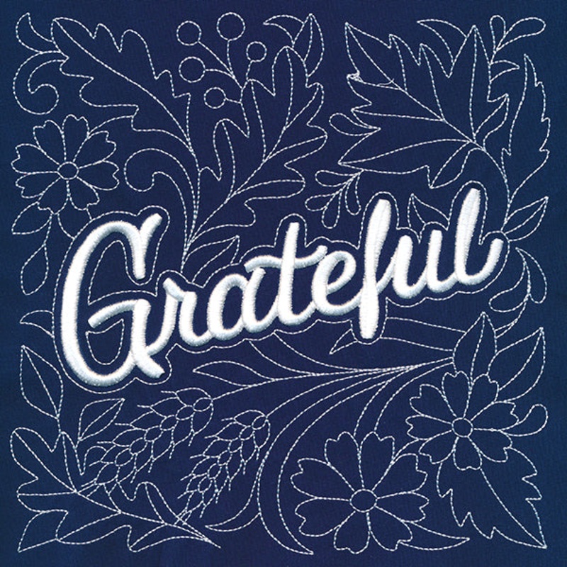 Autumn Blessings – Grateful (Puff Foam)