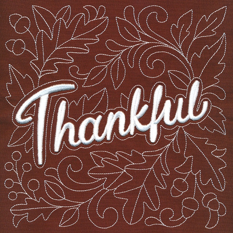 Autumn Blessings – Thankful (Puff Foam)