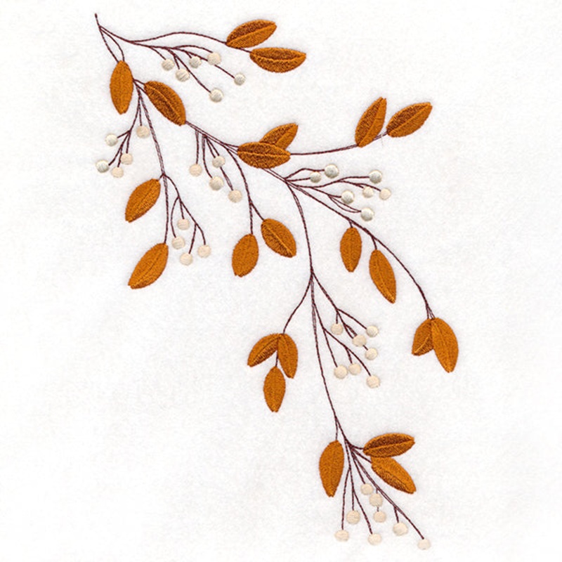 Autumn Branches and Berries Spray