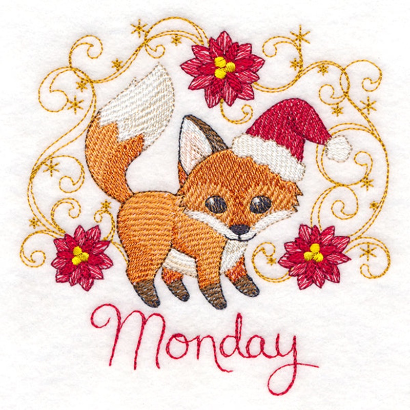 Christmas Fox on Monday|4.94″ x 4.86″ / 125.56mm x 123.42mm|3.56″ x 3.5″ / 90.5mm x 88.98mm|All Sizes