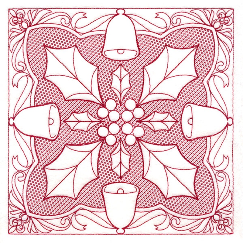 Christmas Traditions – Bell (Trapunto)