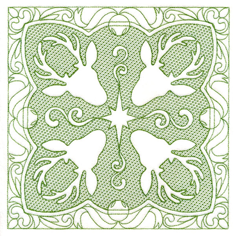 Christmas Traditions – Reindeer (Trapunto)