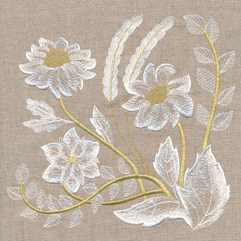 Elegance in Bloom Floral Square 2