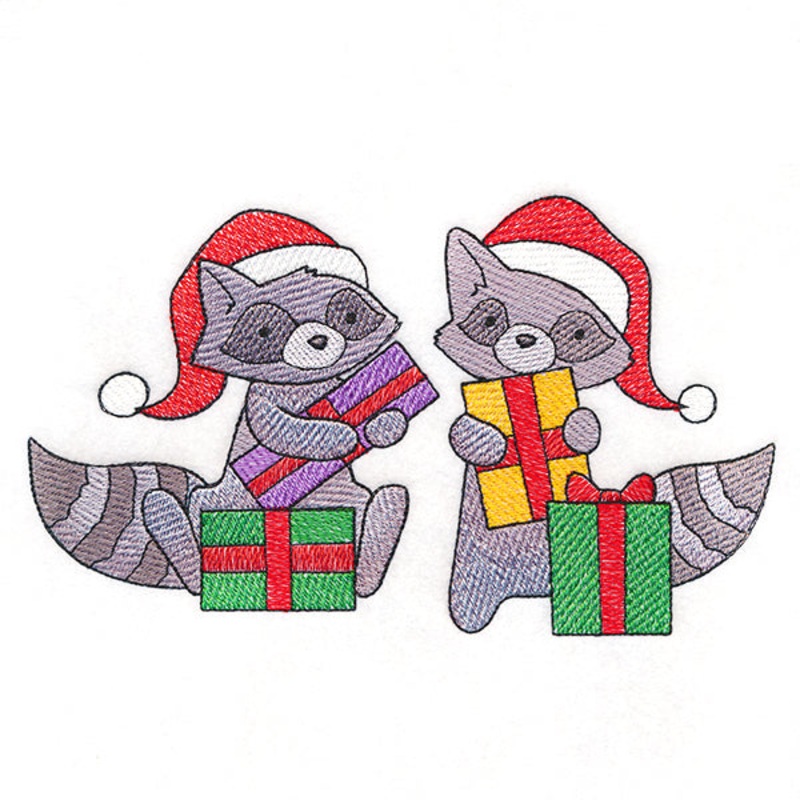 Fa La La Raccoons|4.54″ x 7.81″ / 115.32mm x 198.37mm|3.41″ x 5.86″ / 86.61mm x 148.84mm|2.25″ x 3.86″ / 57.15mm x 98.04mm|All Sizes