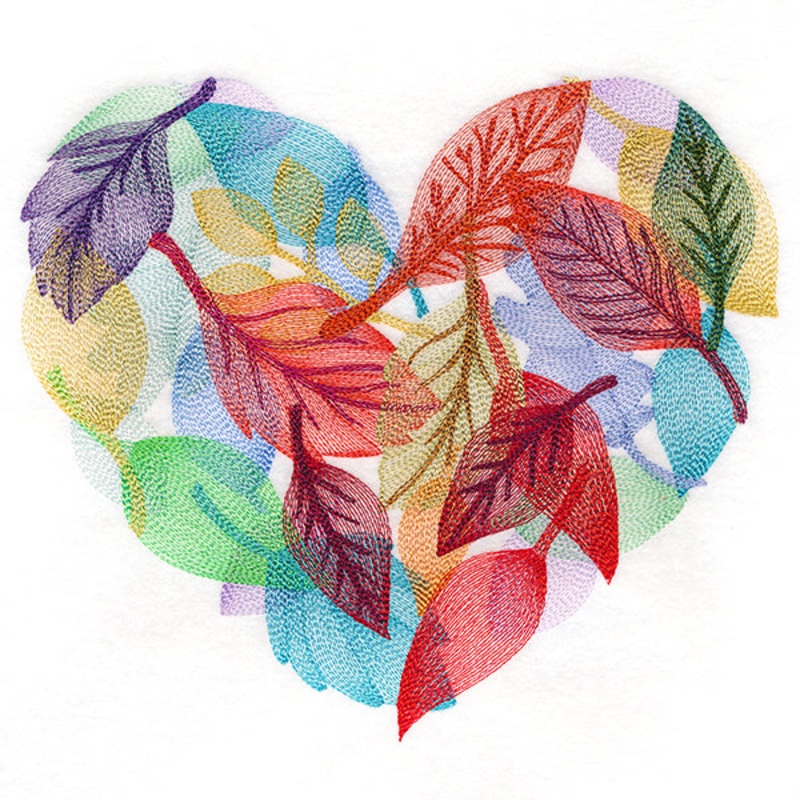 Falling Leaves Heart|6.85″ x 7.8″ / 173.99mm x 198.12mm|5.85″ x 6.66″ / 148.59mm x 169.17mm|4.85″ x 5.53″ / 123.19mm x 140.5mm|3.38″ x 3.85″ / 85.75mm x 97.79mm|All Sizes