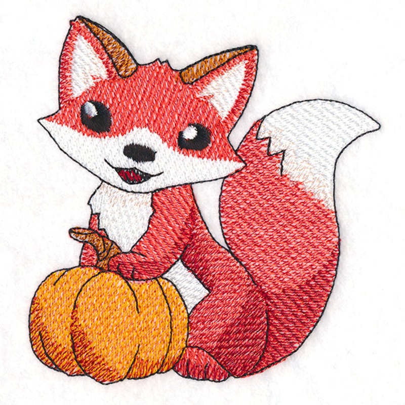 Fantastic Fox with Pumpkin|4.19″ x 3.89″ / 106.48mm x 98.93mm|2.78″ x 2.59″ / 70.69mm x 65.67mm|All Sizes