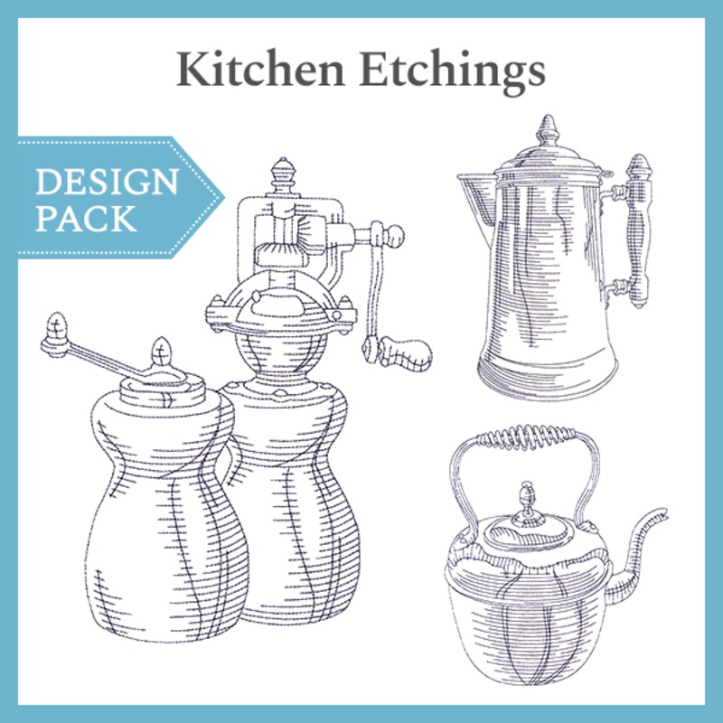 A Kitchen Etchings Design Pack