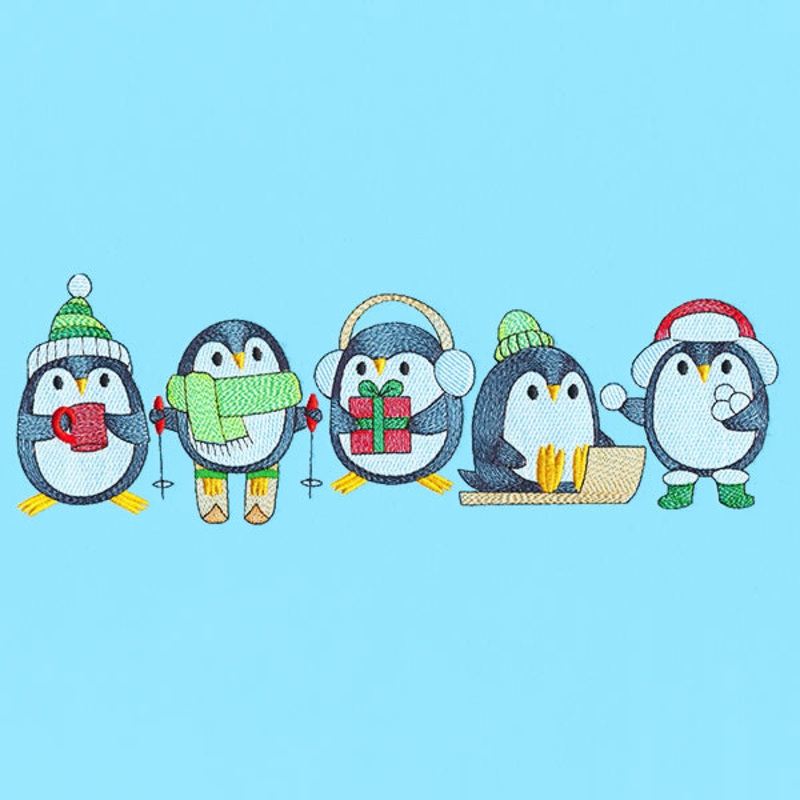 Bundled-Up Penguin Border|3.87″ x 11.71″ / 98.36mm x 297.49mm|3.1″ x 9.41″ / 78.85mm x 238.92mm|2.58″ x 7.81″ / 65.54mm x 198.3mm|2.27″ x 6.86″ / 57.54mm x 174.18mm|All Sizes