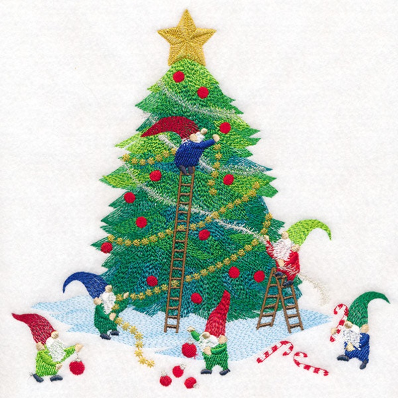 Decorating Christmas Gnomes|7.7″ x 7.8″ / 195.54mm x 198.12mm|6.85″ x 6.94″ / 174.11mm x 176.35mm|5.86″ x 5.93″ / 148.75mm x 150.67mm|4.87″ x 4.93″ / 123.8mm x 125.28mm|All Sizes