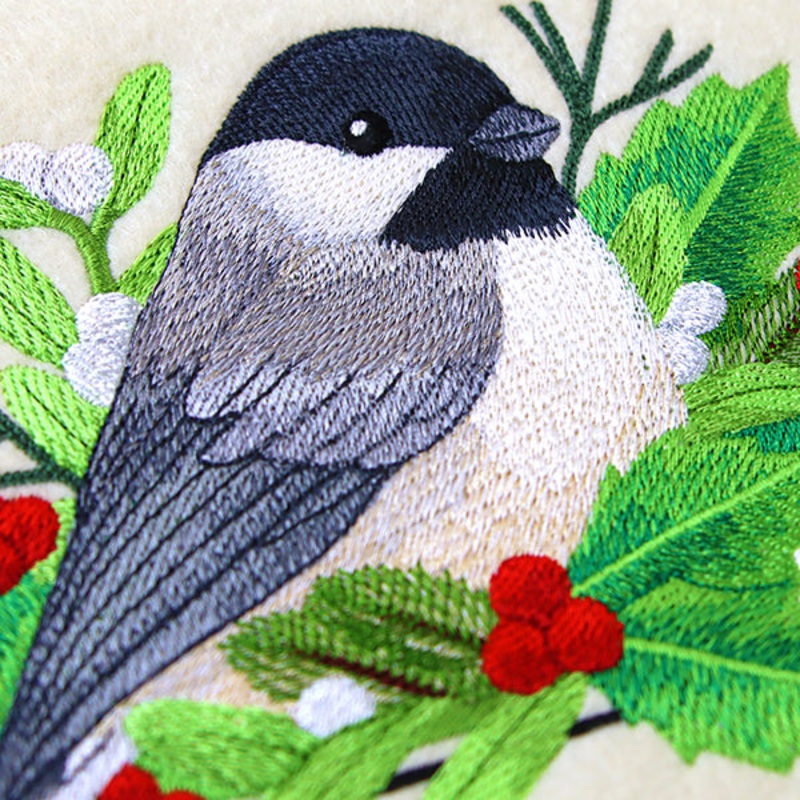 Elegant Christmas Chickadee|6.03″ x 11″ / 153.16mm x 279.4mm|5.16″ x 9.4″ / 131mm x 238.69mm|4.27″ x 7.79″ / 108.54mm x 197.8mm|3.76″ x 6.85″ / 95.49mm x 173.98mm|All Sizes