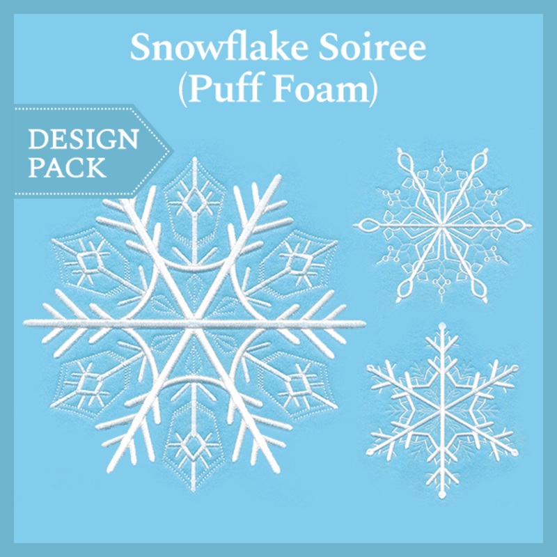A Snowflake Soiree (Puff Foam) Design Pack