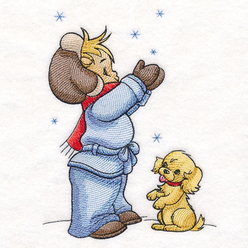 Childhood Charm – Catching Snowflakes