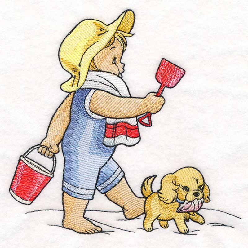 Childhood Charm – Heading to the Beach