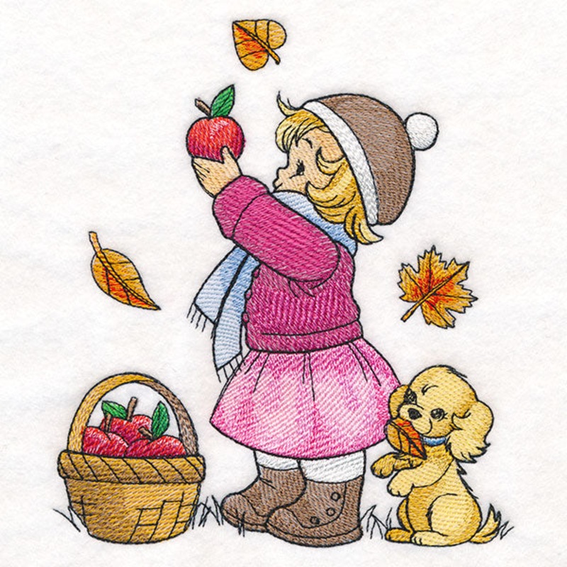 Childhood Charm – Picking Apples