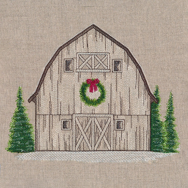 Christmas in the Country Barn|6.85″ x 8.67″ / 173.99mm x 220.22mm|5.85″ x 7.4″ / 148.59mm x 187.92mm|4.83″ x 6.13″ / 122.75mm x 155.58mm|All Sizes