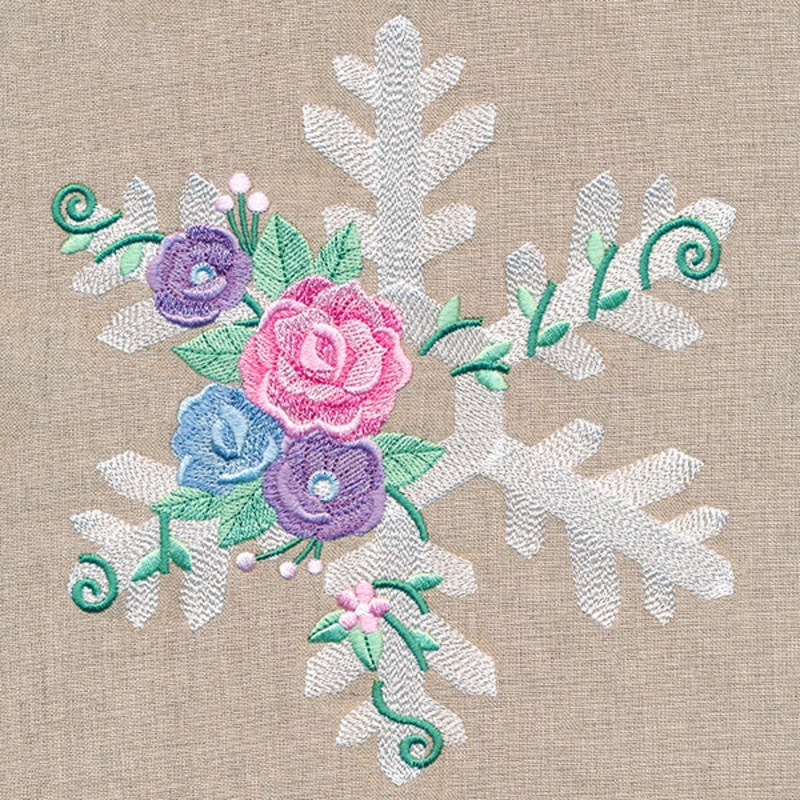 Flourishing Snowflake|7.76″ x 6.86″ / 197.02mm x 174.32mm|6.63″ x 5.87″ / 168.39mm x 149.01mm|5.49″ x 4.86″ / 139.55mm x 123.5mm|3.87″ x 3.43″ / 98.38mm x 87.2mm|All Sizes