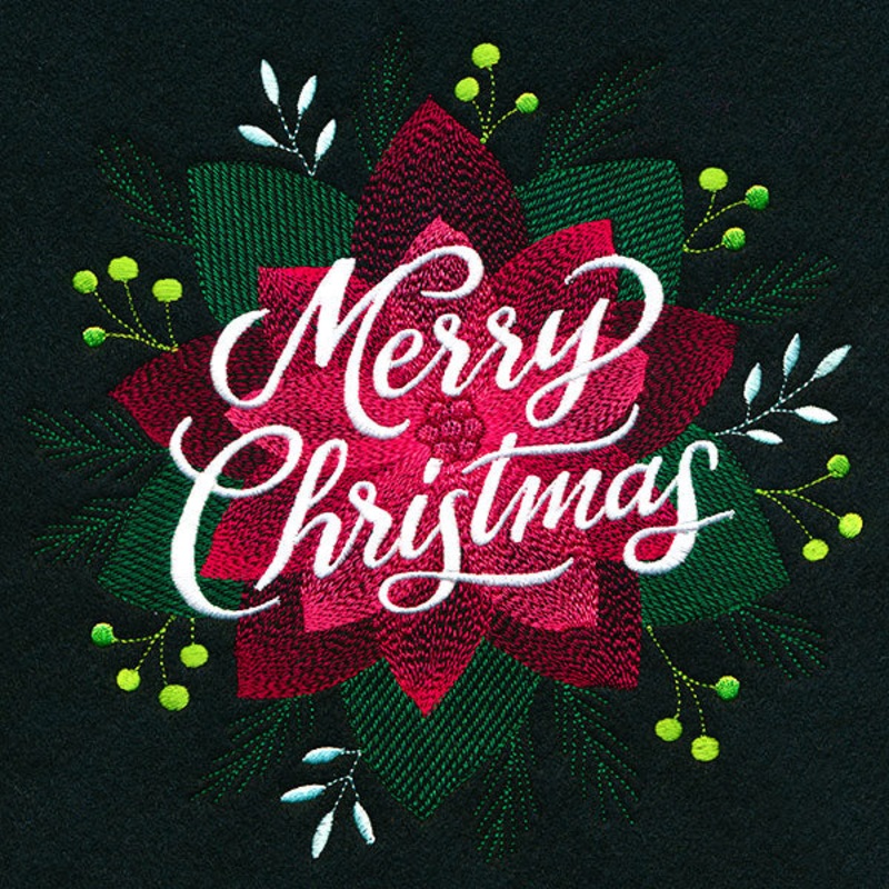 Lush Floral Merry Christmas|7.76″ x 7.78″ / 197.11mm x 197.69mm|6.88″ x 6.9″ / 174.75mm x 175.28mm|5.82″ x 5.83″ / 147.7mm x 148.17mm|4.83″ x 4.85″ / 122.72mm x 123.12mm|3.84″ x 3.85″ / 97.54mm x 97.86mm|All Sizes