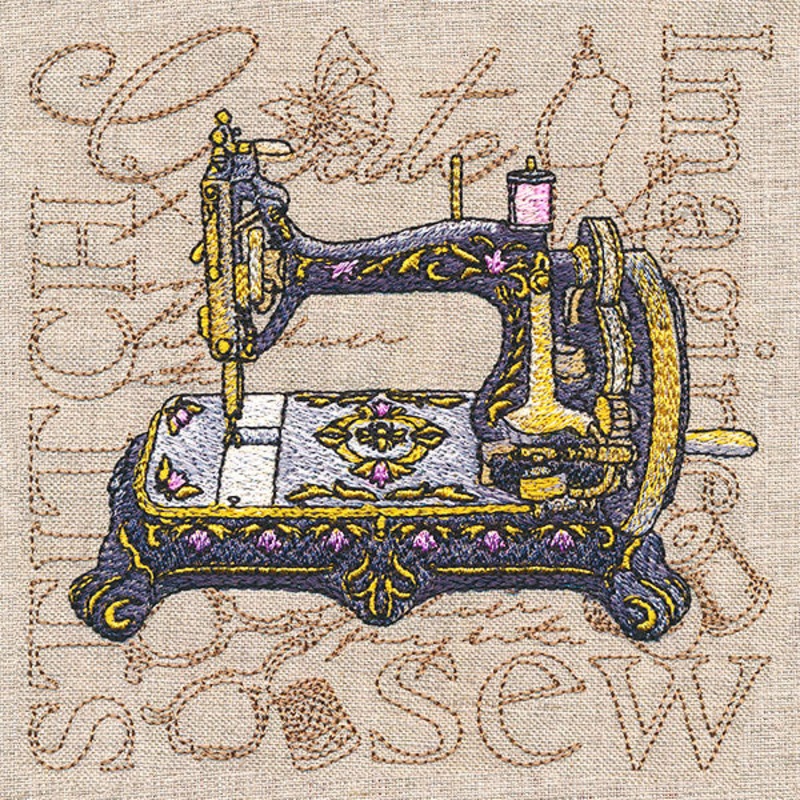 Antique Sewing Machine Medley|4.85″ x 4.85″ / 123.19mm x 123.14mm|7.78″ x 7.78″ / 197.61mm x 197.5mm|6.88″ x 6.88″ / 174.75mm x 174.67mm|5.88″ x 5.87″ / 149.3mm x 149.22mm|All Sizes