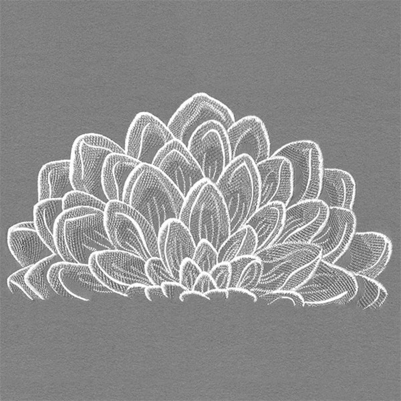 Blooming on the Edge Dahlia|6.43″ x 11.75″ / 163.38mm x 298.41mm|5.14″ x 9.41″ / 130.59mm x 239.07mm|4.26″ x 7.81″ / 108.33mm x 198.42mm|3.76″ x 6.87″ / 95.61mm x 174.62mm|All Sizes