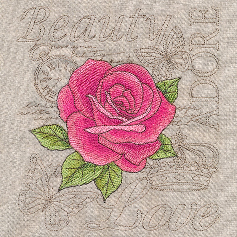 Blossoming Rose Medley|7.6″ x 6.88″ / 193.04mm x 174.75mm|6.46″ x 5.84″ / 164.08mm x 148.34mm|5.35″ x 4.84″ / 135.89mm x 122.94mm|All Sizes