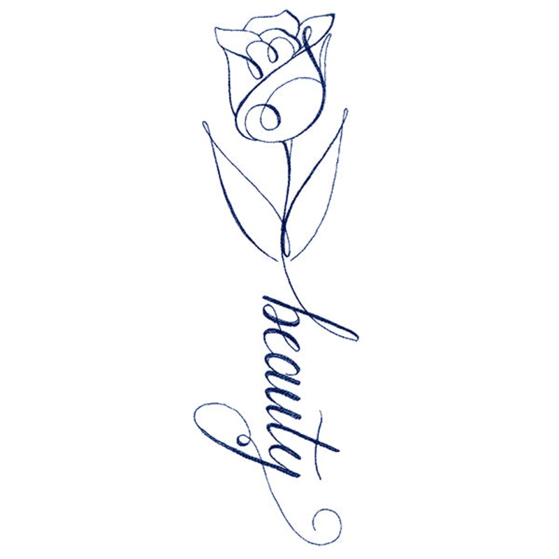 Calligraphy in Bloom – Beauty|11″ x 3.45″ / 279.4mm x 87.63mm|9.4″ x 2.94″ / 238.76mm x 74.68mm|7.8″ x 2.44″ / 198.12mm x 61.98mm|6.85″ x 2.15″ / 173.99mm x 54.61mm|3.85″ x 1.21″ / 97.79mm x 30.73mm|All Sizes