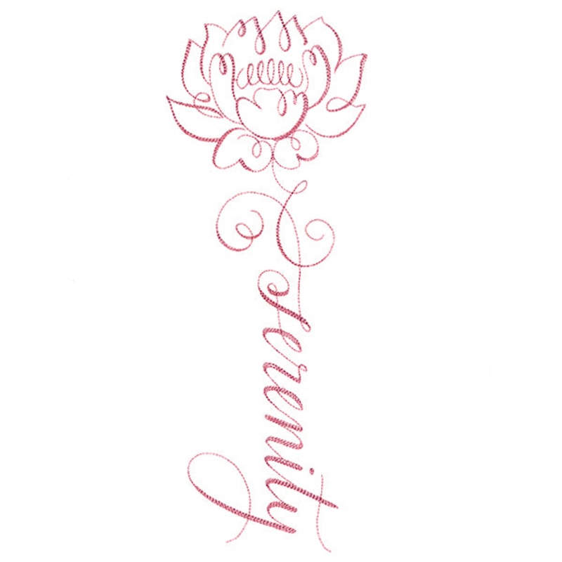 Calligraphy in Bloom – Serenity