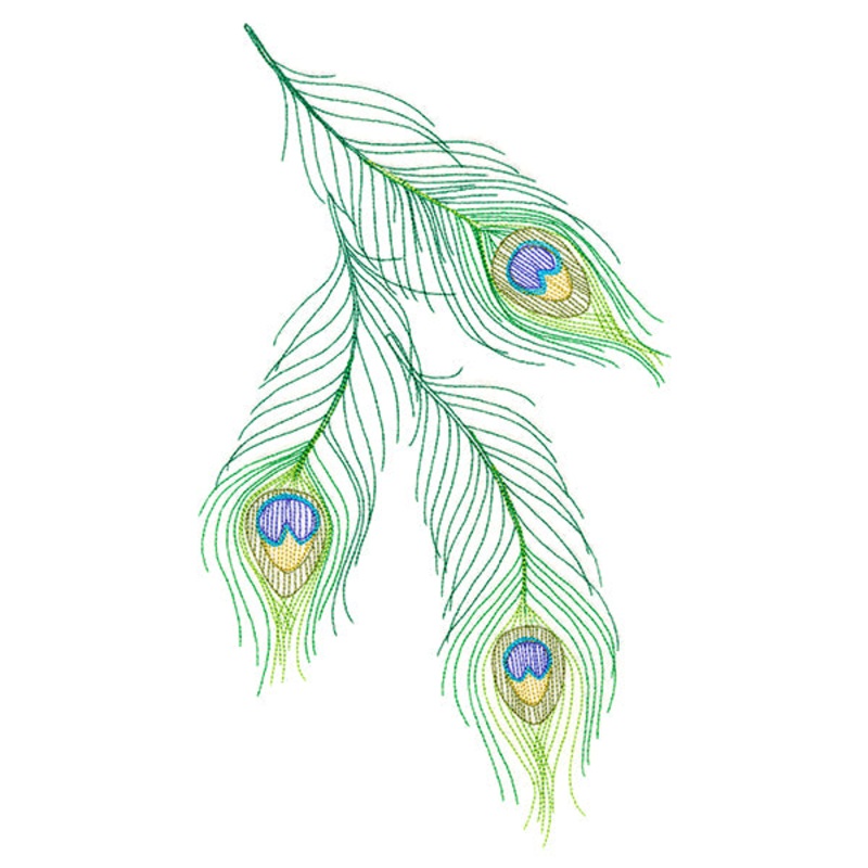 Cascading Peacock Feathers|11.75″ x 6.79″ / 298.42mm x 172.39mm|9.4″ x 5.43″ / 238.73mm x 137.91mm|7.8″ x 4.51″ / 198.1mm x 114.44mm|6.85″ x 3.96″ / 173.97mm x 100.5mm|All Sizes