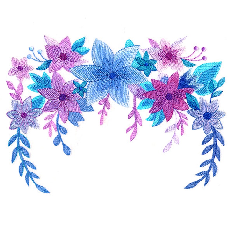 Charming Floral Swag|6.85″ x 9.46″ / 173.99mm x 240.28mm|5.65″ x 7.79″ / 143.48mm x 197.78mm|4.85″ x 6.69″ / 123.21mm x 170.03mm|All Sizes