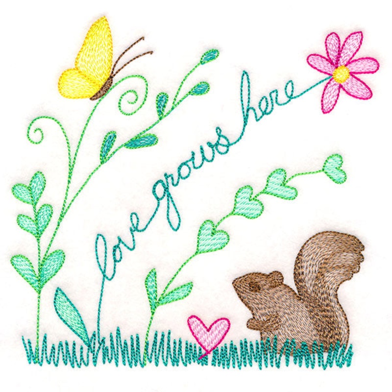 Love Grows Here Scene|5.86″ x 6.09″ / 148.84mm x 154.69mm|4.86″ x 5.06″ / 123.44mm x 128.52mm|3.75″ x 3.89″ / 95.25mm x 98.81mm|All Sizes