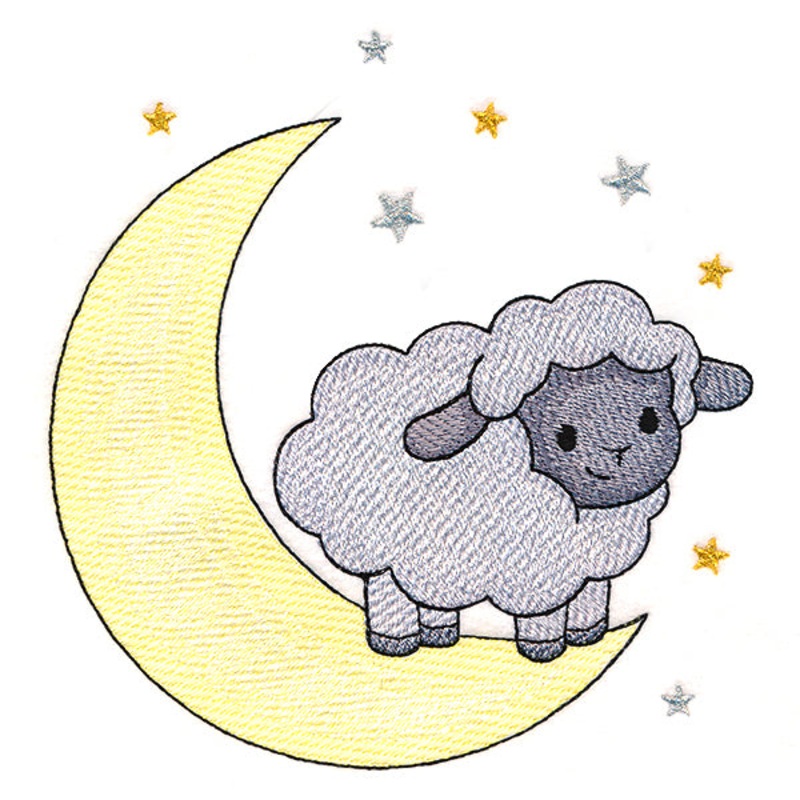Starlight Wishes – Sheep|6.1″ x 5.85″ / 154.94mm x 148.59mm|5.06″ x 4.85″ / 128.43mm x 123.18mm|3.9″ x 3.74″ / 99.13mm x 95mm|All Sizes