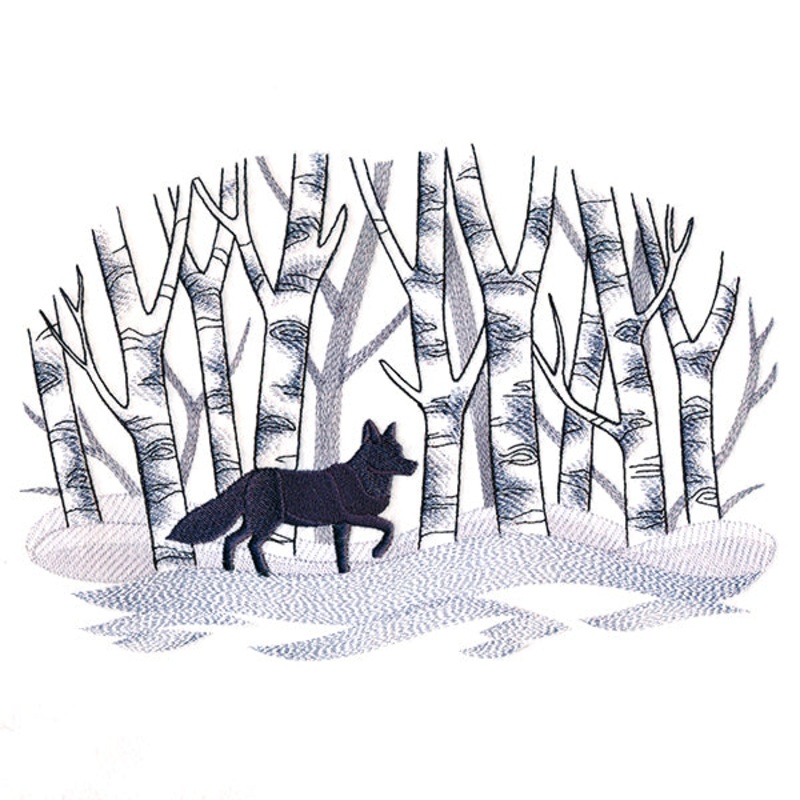 Wintry Birch Fox Scene|6.85″ x 10.12″ / 173.99mm x 257.05mm|5.6″ x 8.29″ / 142.35mm x 210.53mm|5.1″ x 7.54″ / 129.44mm x 191.39mm|4.63″ x 6.85″ / 117.7mm x 173.99mm|All Sizes