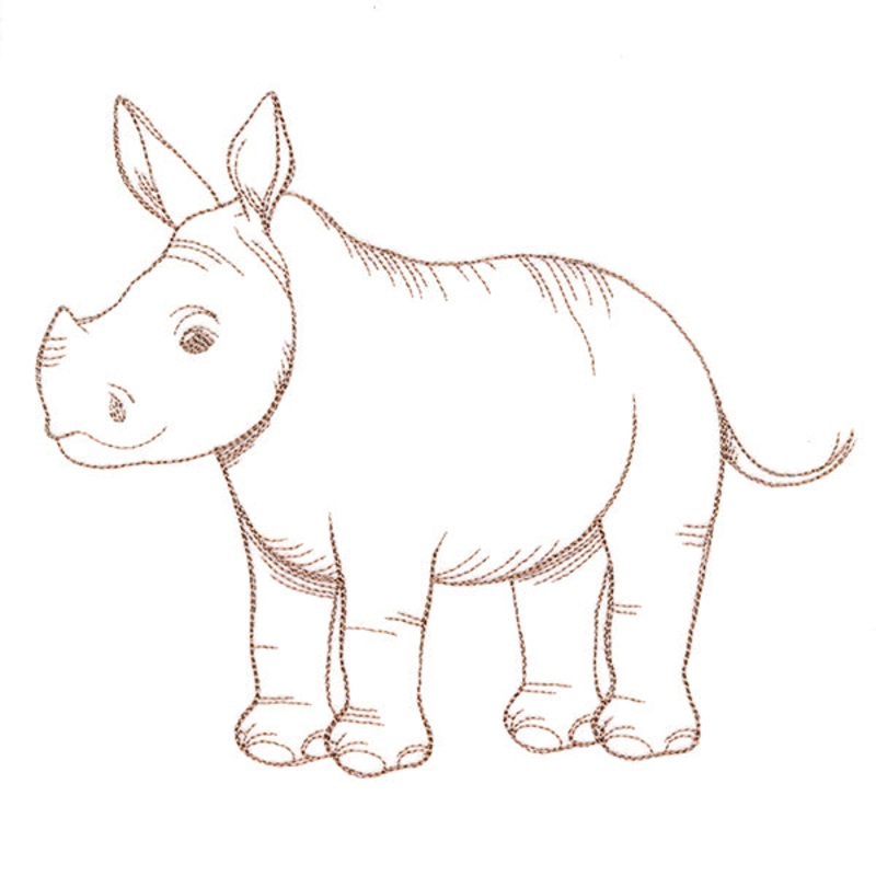 Adorable Baby Rhino Etching|6.5″ x 7.8″ / 165.02mm x 198.12mm|5.85″ x 7.02″ / 148.54mm x 178.33mm|4.85″ x 5.82″ / 123.2mm x 147.87mm|3.21″ x 3.85″ / 81.42mm x 97.76mm|All Sizes