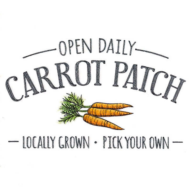 Carrot Patch|6.85″ x 11.14″ / 173.99mm x 282.97mm|5.78″ x 9.4″ / 146.78mm x 238.71mm|4.8″ x 7.8″ / 121.8mm x 198.06mm|4.21″ x 6.84″ / 106.91mm x 173.84mm|All Sizes