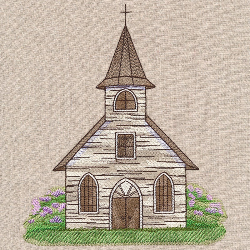 Classic Country Church|7.81″ x 6.64″ / 198.3mm x 168.6mm|6.87″ x 5.84″ / 174.44mm x 148.37mm|5.69″ x 4.84″ / 144.65mm x 122.87mm|All Sizes