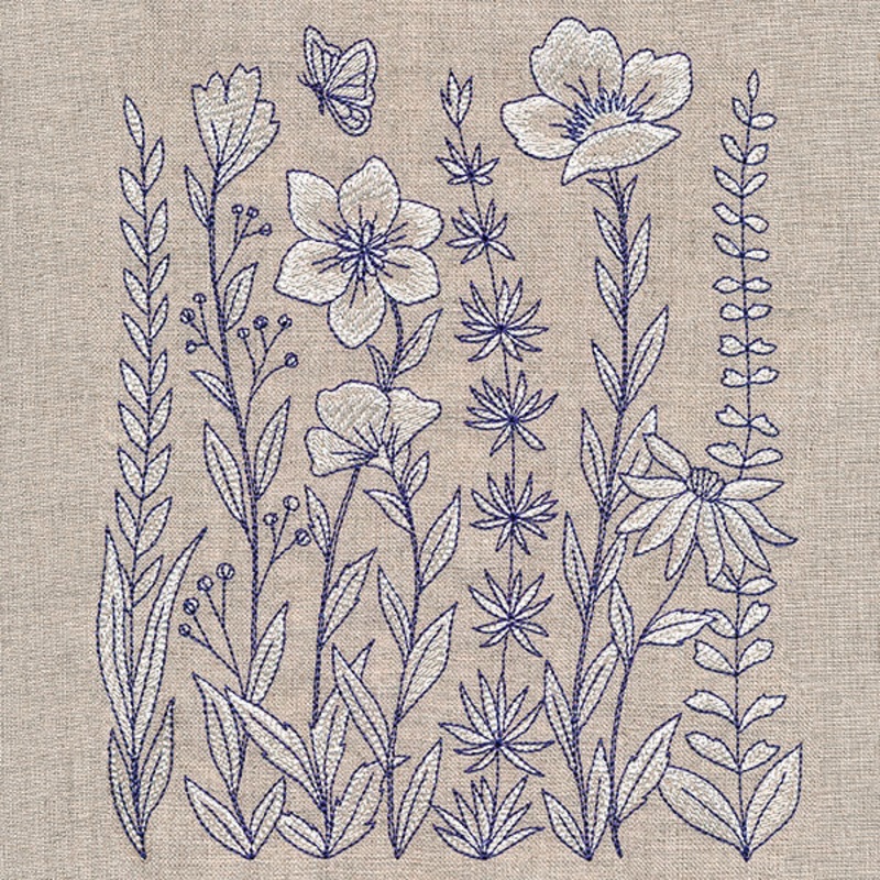Sweet Blooms Tapestry Border|7.81″ x 6.51″ / 198.37mm x 165.35mm|7.02″ x 5.85″ / 178.24mm x 148.55mm|5.82″ x 4.85″ / 147.81mm x 123.14mm|All Sizes