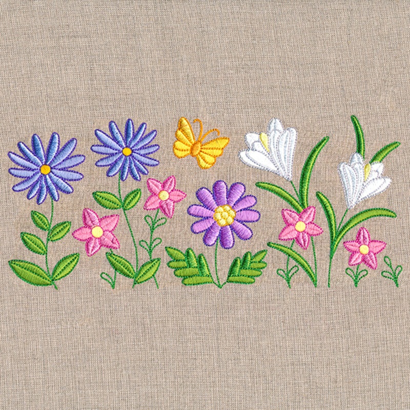 Wild Blooms Border – Short|4.07″ x 9.27″ / 103.36mm x 235.47mm|3.43″ x 7.81″ / 87.09mm x 198.46mm|3.01″ x 6.86″ / 76.44mm x 174.18mm|All Sizes
