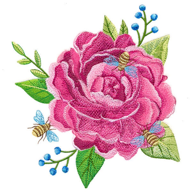 Buzzing Summertime Bloom|7.53″ x 6.85″ / 191.26mm x 173.99mm|6.44″ x 5.85″ / 163.58mm x 148.59mm|5.37″ x 4.89″ / 136.4mm x 124.21mm|All Sizes