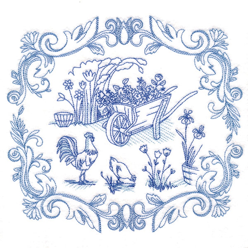 Countryside Farm Scene – Wheelbarrow